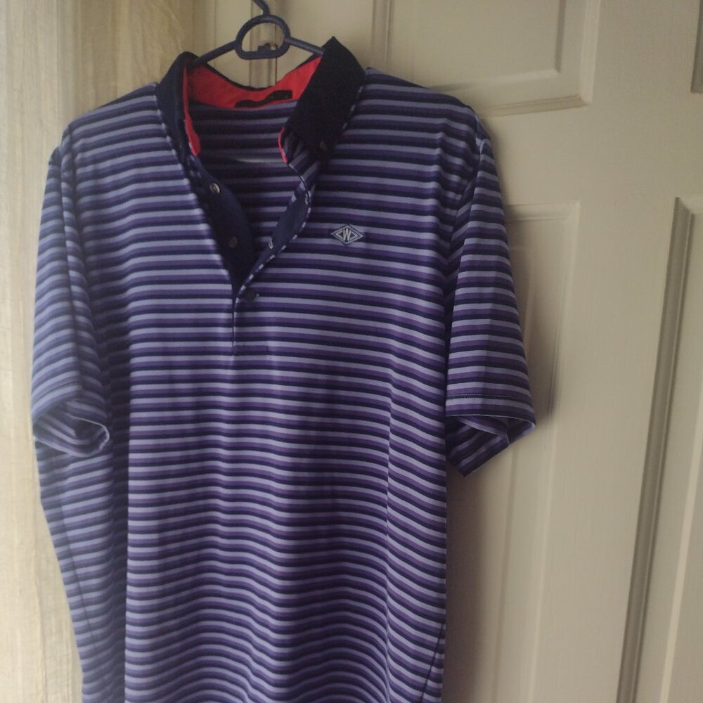 Greyson Men's L collared golf polo shirt